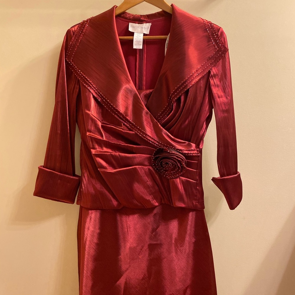 David Bridal two piece evening gown